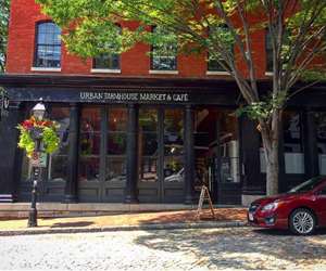 Our Shockoe Slip location, exterior view.