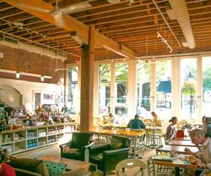Our Shockoe Slip location interior, facing Cary Street